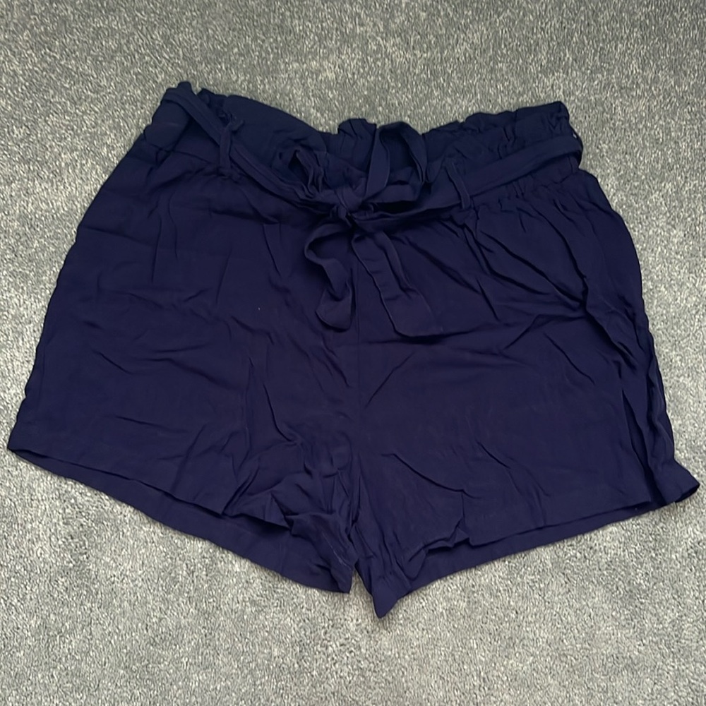 High Waist Blue Shorts for Effortless Style